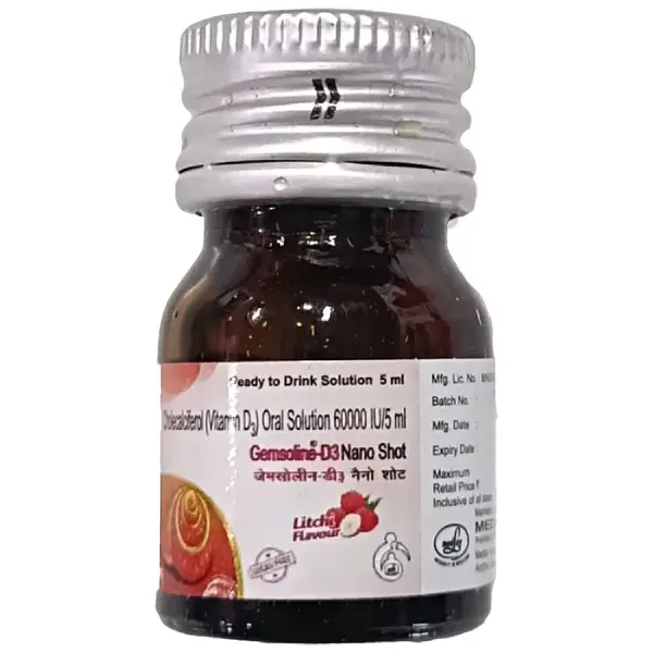 Gemsoline-D3 Nano Shot Litchi Sugar Free